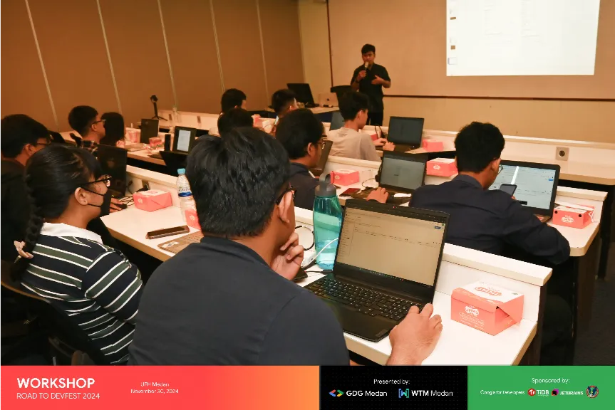 GDG Medan event moment 1